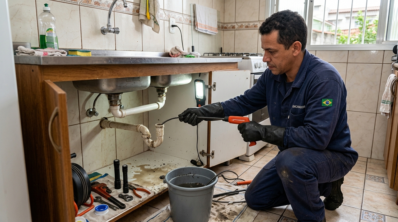 Desentupimento de canos profissional em Ipatinga‑MG