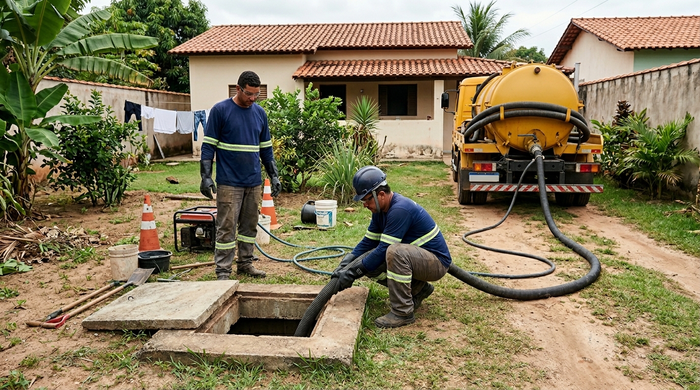 Desentupimento de Fossa em Botucatu‑SP