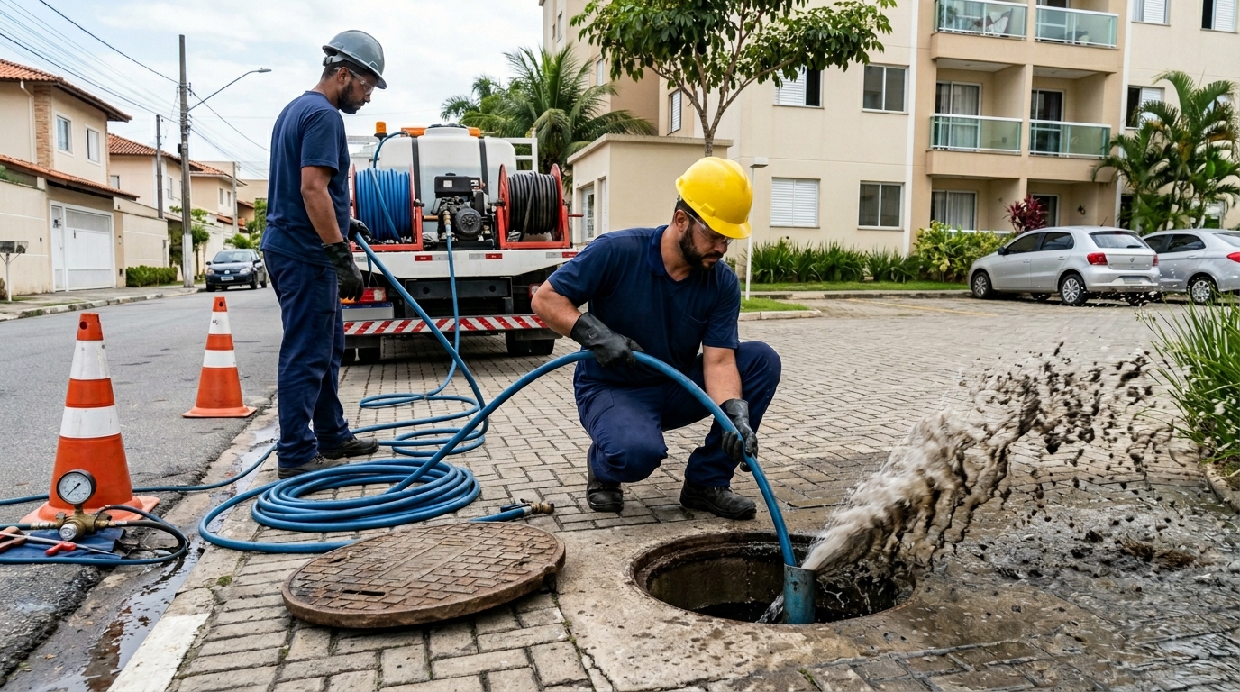 Hidrojateamento profissional em Macaé‑RJ